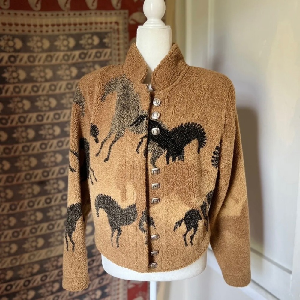 Vintage County Clothing Co Western Horse Jacket Medium